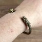 Preview: Metall Armband Drache - Farbe: Messing